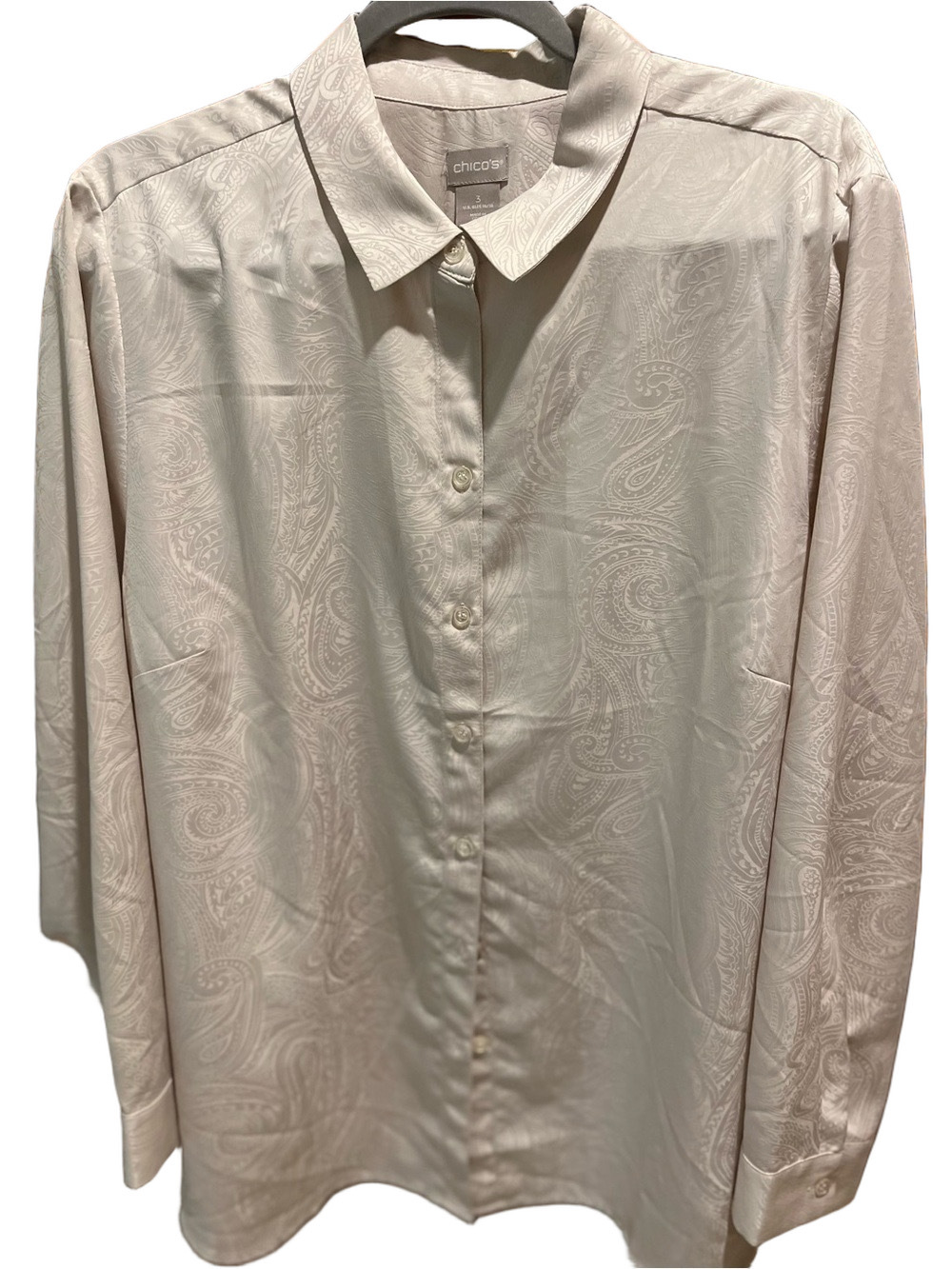 14. WOMENS CHICO’S 3/XL DETAIL TOP